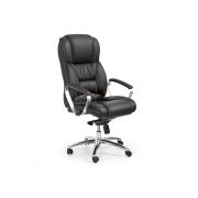 Scaun directorial hm foster, piele naturala, mecanism multiblock, suport lombar, inaltime ajustabila, 120 kg, 125x68x54 cm, maro drm2768