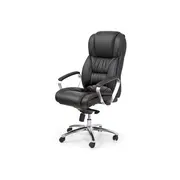 Scaun directorial hm foster, piele naturala, mecanism multiblock, suport lombar, inaltime ajustabila, 120 kg, 125x68x54 cm, negru drm2023