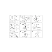Scaun directorial sl q041, inaltime ajustabila, mecanism balansare, stofa cu insertii de piele ecologica, 100 kg, alb/negru drm3227