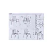 Scaun vizitator hm vigor, piele ecologica, suport lombar, sarcina max 120 kg, negru drm2236