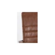Scaun vizitator off 835, piele ecologica, cadru cromat tip sanie, 120 kg drm1587