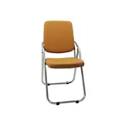 Scaun pliant metalic hrc 609, piele ecologica, fix, 110 kg drm1584