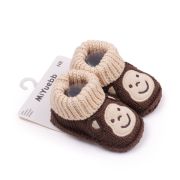 Botosei crem cu maro crosetati - Monkey MBBMX3126-11