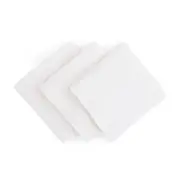 Feedo - Set 3 scutece din muselina, Multifunctionale, Din bumbac certificat Oeko-Tex Standard 100, 68x68 cm, 0 luni+, Alb BYN230202