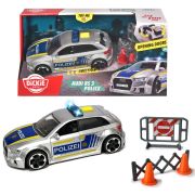 Masina de politie dickie toys audi rs3 1:32 15 cm cu lumini, sunete si accesorii hubs203713016028