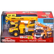 Camion cu macara majorette volvo truck crane cu lumini si sunete hubs213723004
