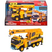 Camion cu macara majorette volvo truck crane cu lumini si sunete hubs213723004