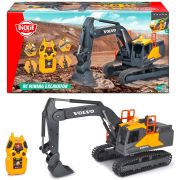 Excavator dickie toys volvo mining excavator 60 cm cu telecomanda, lumini si sunete gri hubs203729018onl