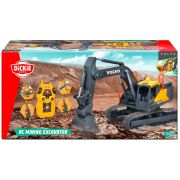 Excavator dickie toys volvo mining excavator 60 cm cu telecomanda, lumini si sunete gri hubs203729018onl