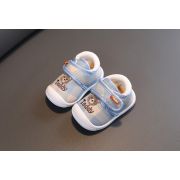 Pantofi imblaniti in carouri bleu - Teddy MBBY2329-2-s1