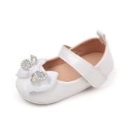 Pantofiori cu fundita cu strasuri, albi, din lac MBBB3029-2-p8