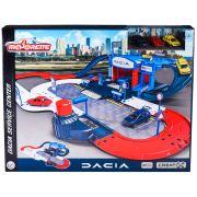 Pista de masini majorette dacia service center cu 3 masinute hubs212050010sro