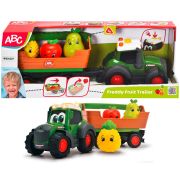 Tractor simba abc freddy fruit trailer 30 cm cu lumini, sunete si accesorii hubs204115006