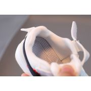 Adidasi albi cu insertii rosii si bleumarine - any (marime disponibila: marimea 24) mbmm227-1-p31.marimea 24