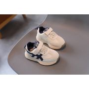 Adidasi crem cu insertii bleumarine - Any MDmm227-3-p31