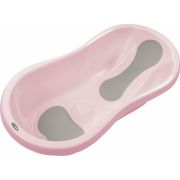 Cadita, Cu doua parti antiderapante, Cu dop, Conform cu standardul european de securitate EN 17072:2018, FreeON, 81x41x24 cm, Pink BYN49218
