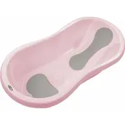 Cadita, Cu doua parti antiderapante, Cu dop, Conform cu standardul european de securitate EN 17072:2018, FreeON, 81x41x24 cm, Pink BYN49218