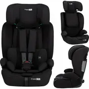 Scaun auto pentru copii, Uran, I-Size, 76 - 150 cm/ 1 - 12 ani, Cu tetiera reglabila in 14 pozitii, Conform cu standardul european de securitate ECE R129, FreeON, Black BYN49102
