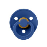 Bibs - suzeta colour latex, tetina rotunda, 0 luni +-cornflower bbb100309c