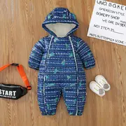 Combinezon albastru pentru baietei - Dino MB760-2