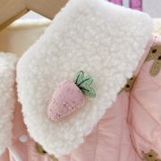 Combinezon roz din fas - Bunny LI733-2