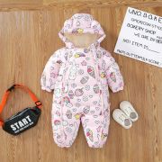 Combinezon roz pentru fetite - Ice cream MD760-3