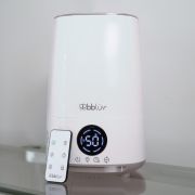 Umidificator cu ultrasunete si purificator de aer 4 In 1, Umido, Ultra silentios, Include difuzor de uleiuri esentiale, Cu panou de control digital, Cu telecomanda, Bbluv, Alb BYNBBL-B0151E-C