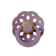 Bibs - suzeta boheme latex, tetina rotunda, 6 luni +-mauve bbb220300c