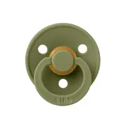 Bibs - suzeta colour latex, tetina rotunda, 6 luni +-olive bbb200275c