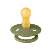 Bibs - suzeta colour latex, tetina rotunda, 6 luni +-olive bbb200275c