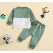 Compleu gri cu verde pentru baietei LI901-1-de4