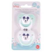 DISNEY MICKEY SET 2 SUZETE ORT0DONTICE DIN SILICON CU CAPAC DE PROTECTIE 6 LUNI+ DNBST13067