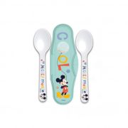 DISNEY MICKEY SET DE 2 LINGURI SI CUTIE DE TRANSPORT DNBST13066