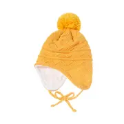 Set galben mustar caciulita si manusi - Bella MBHT2023-95-3-ca6