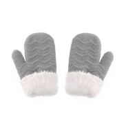 Set gri caciulita si manusi - bella (marime disponibila: 3-6 luni (marimea 18 incaltaminte)) mbht2023-95-5-ca6.3-6 luni (marimea 18 incaltaminte)