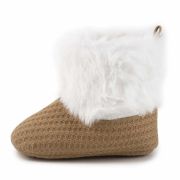 Cizmulite crem cu blanita alba pentru fetite MDZY2002-p23