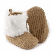 Cizmulite crem cu blanita alba pentru fetite MDZY2002-p23