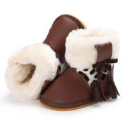 Cizmulite maro pentru fetite - Animal print LIC-406-4-p33