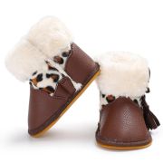 Cizmulite maro pentru fetite - Animal print LIC-406-4-p33