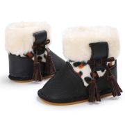 Cizmulite negre pentru fetite - Animal print LIC-406-2-p33