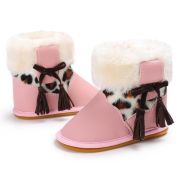 Cizmulite roz pentru fetite - Animal print LIC-406-3-p33