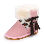 Cizmulite roz pentru fetite - Animal print LIC-406-3-p33