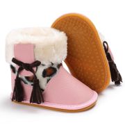 Cizmulite roz pentru fetite - Animal print LIC-406-3-p33