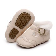 Pantofiori crem imblaniti pentru fetite - Lilly LIB150-3-p29