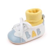 Tenisi cu ciorapel galben si insertii bleu - Baby MBBXC3070-1-p23