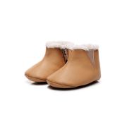 Cizmulite maro deschis imblanite pentru bebelusi - Simply AMxh00275-12-sa1