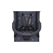 Lionelo - Carucior sport Elia, Cu husa de picioare, Cu plasa de tantari, Conform cu standardul european de securitate EN1888-1, Gri inchis BYNLO-ELIA_GREY_WHITE
