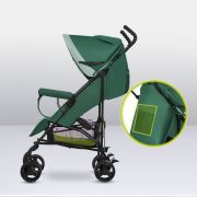 Lionelo - Carucior sport Elia, Cu husa de picioare, Cu plasa de tantari, Conform cu standardul european de securitate EN1888-1, Verde inchis BYNLO-ELIA_GREEN_FOREST