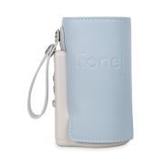 Lionelo - Incalzitor biberoane ThermUp Go Plus, Portabil, Cu aspect elegant, Temperatura constanta pana la 24 h, Incarcare USB, Albastru deschis BYNLOC-THERMUP_GO_PLUS_BLUE_SKY