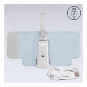Lionelo - Incalzitor biberoane ThermUp Go Plus, Portabil, Cu aspect elegant, Temperatura constanta pana la 24 h, Incarcare USB, Albastru deschis BYNLOC-THERMUP_GO_PLUS_BLUE_SKY